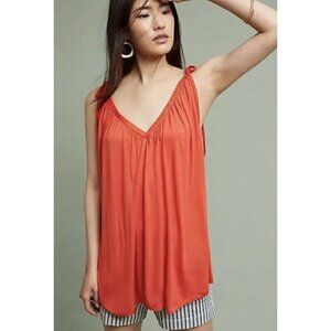 ANTHROPOLOGIE PURE + GOOD JULIAN TIE-SLEEVE TOP, sz XS